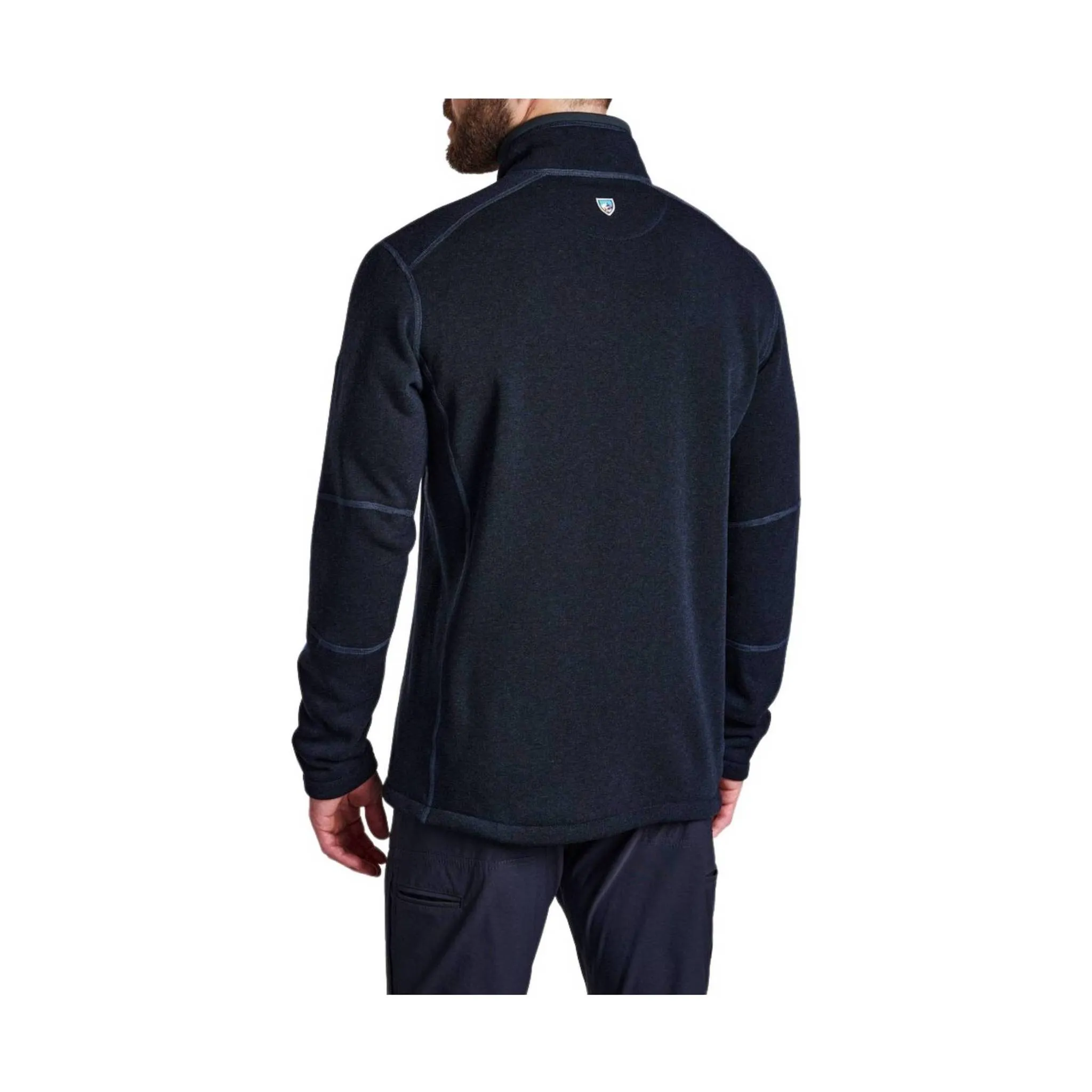 Kuhl Men's Revel Quarter Zip Sweater - Mutiny Blue / Kuhl Blue