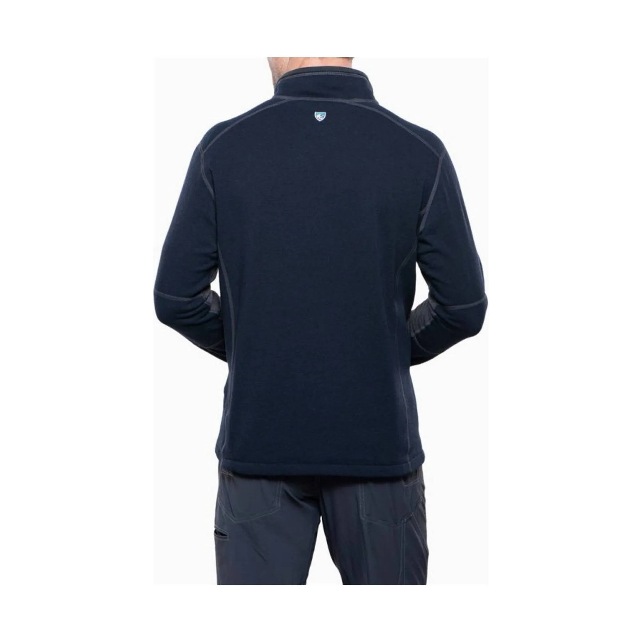 Kuhl Men's Revel Quarter Zip Sweater - Mutiny Blue/Steel