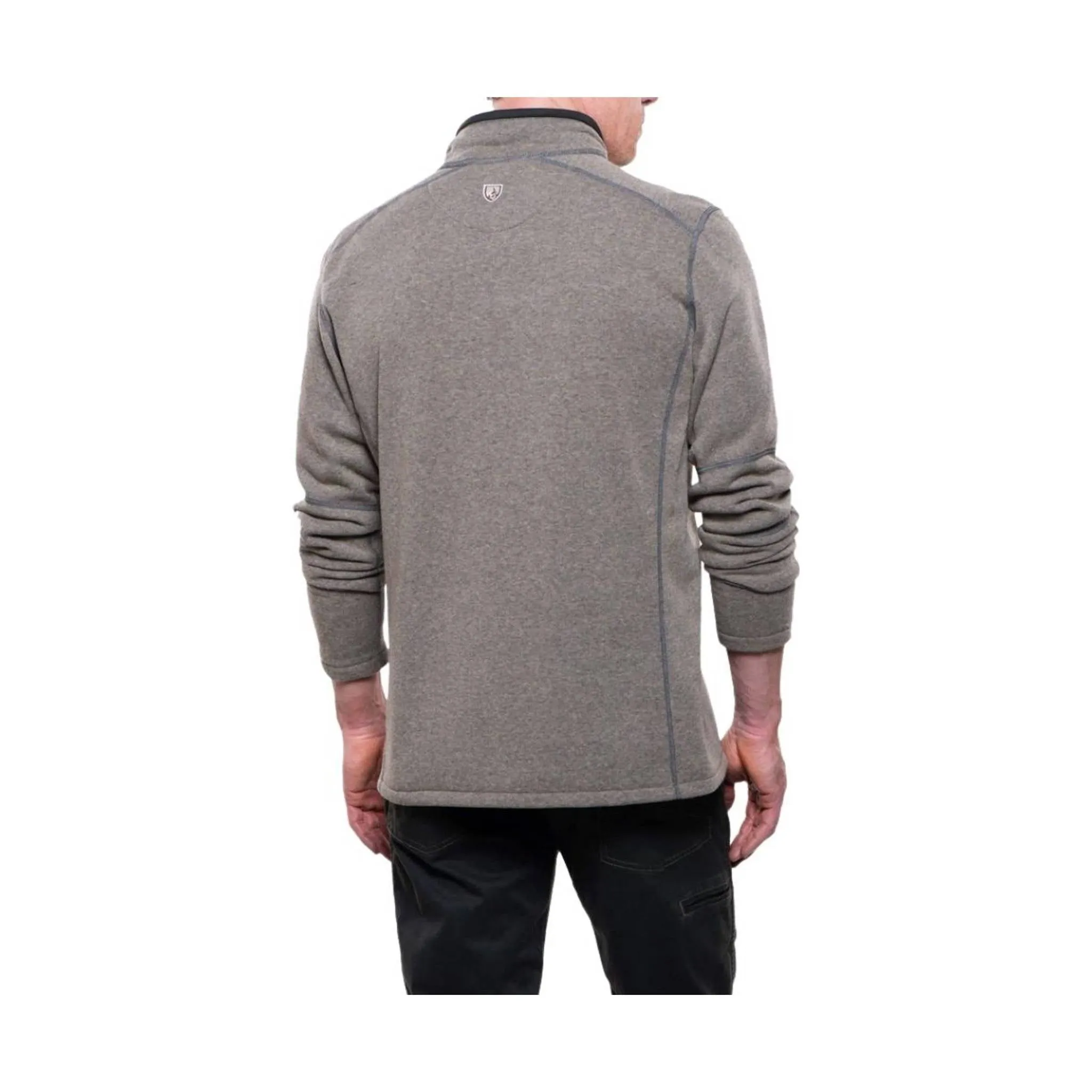 Kuhl Men's Revel Quarter Zip Sweater - Oatmeal