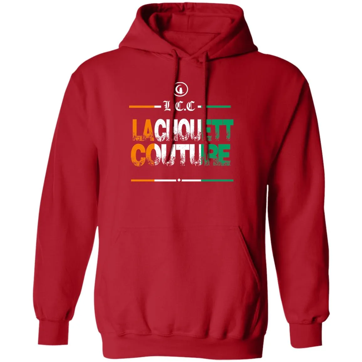 LCC COTE D'IVOIRE GRUNGDE UNISEX HOODIE