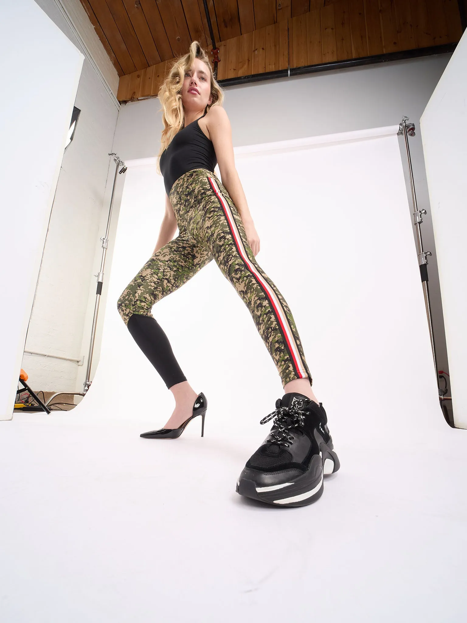 Leggings in Digi Camo Print