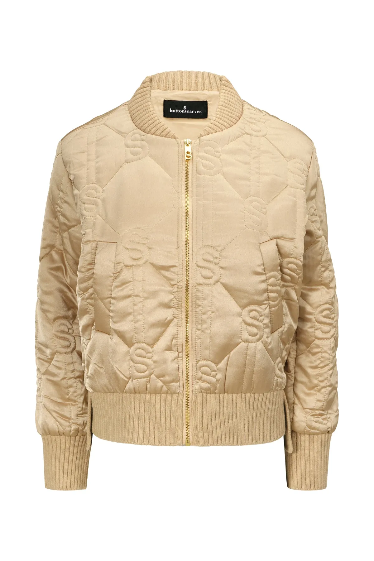 Lucy Bomber Jacket - Beige