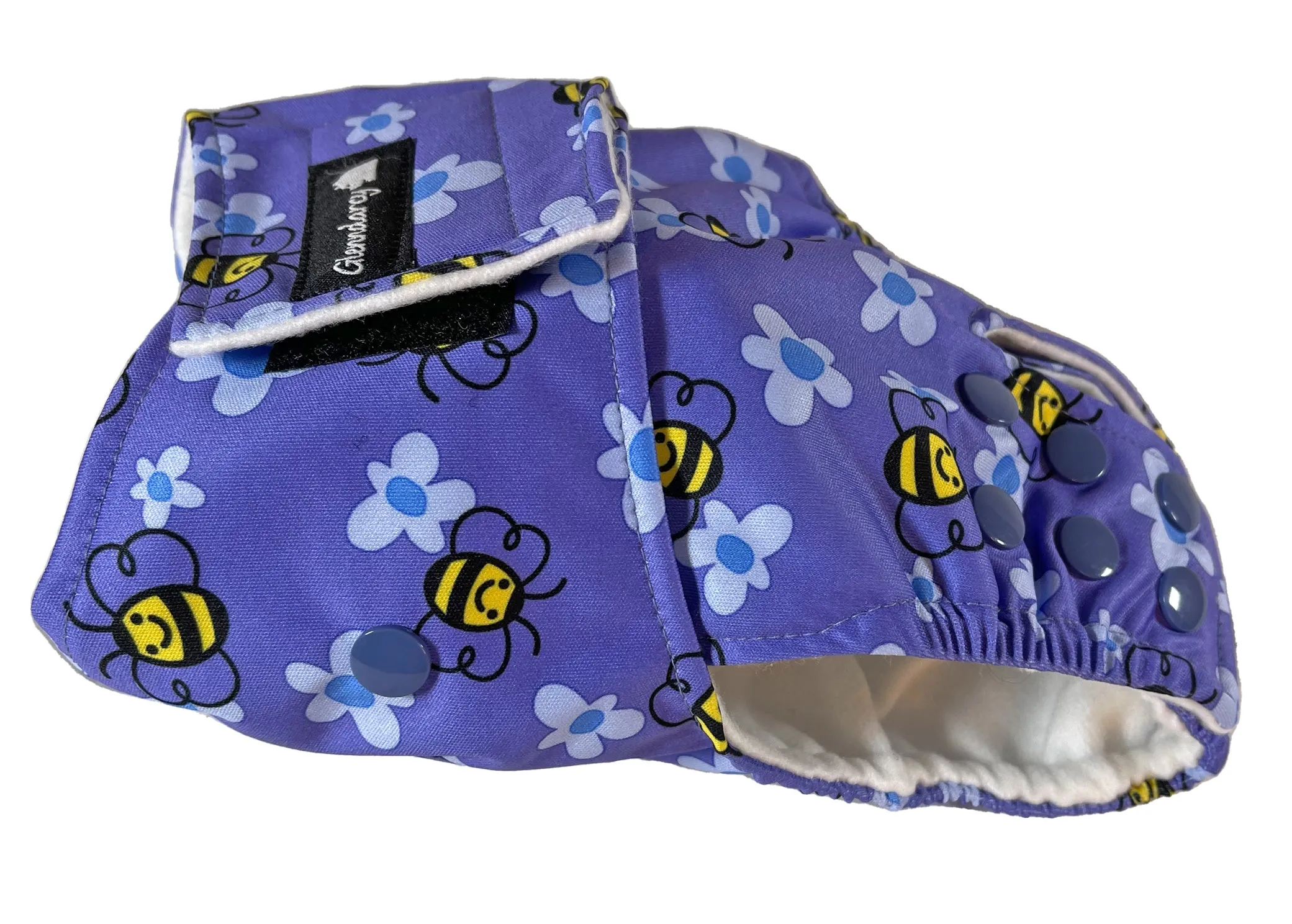 Male Adjustable Nappy - Velcro Waistband - XS to XL