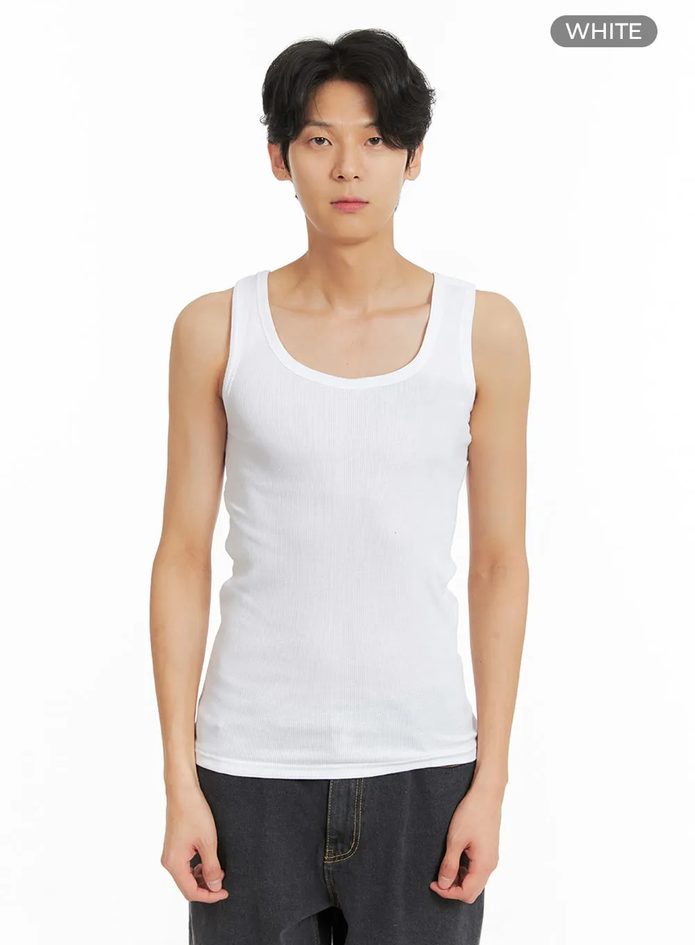 Men's Basic Slim Fit Tank Top IA401