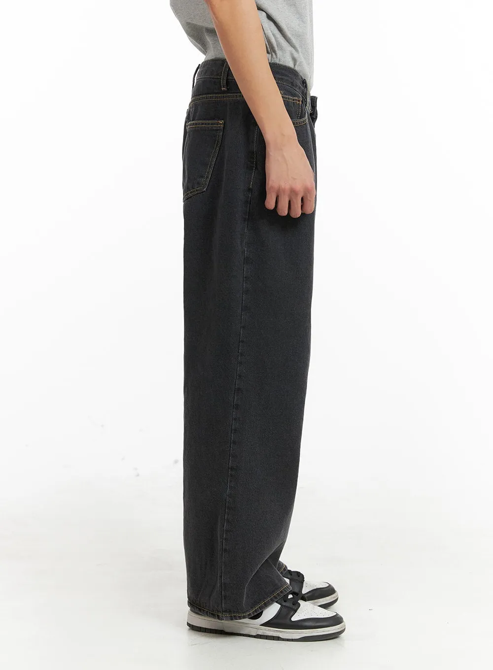 Men's Denim Wide Leg Jeans IA401