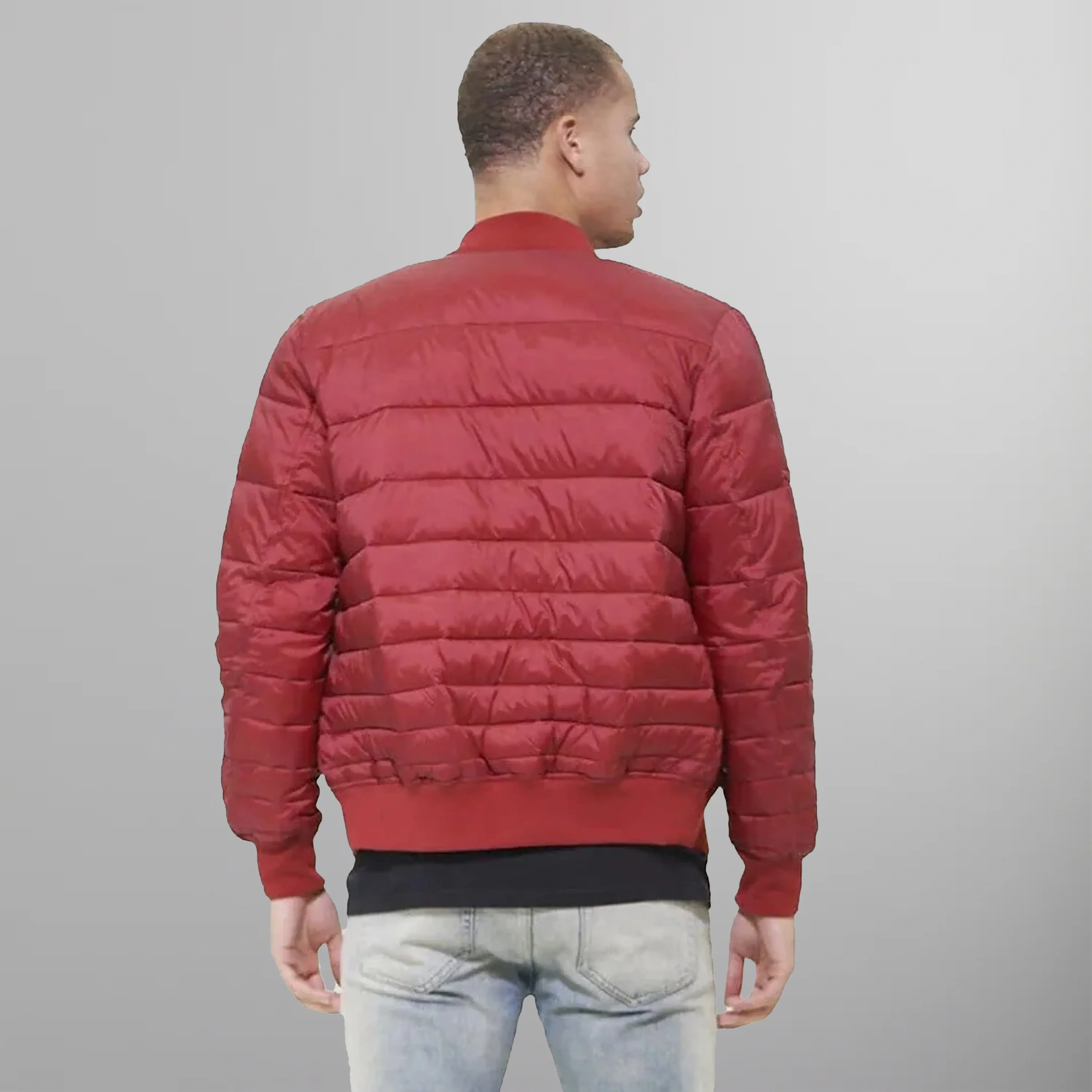 Men's Solid Puffer Jacket - FINAL SALE