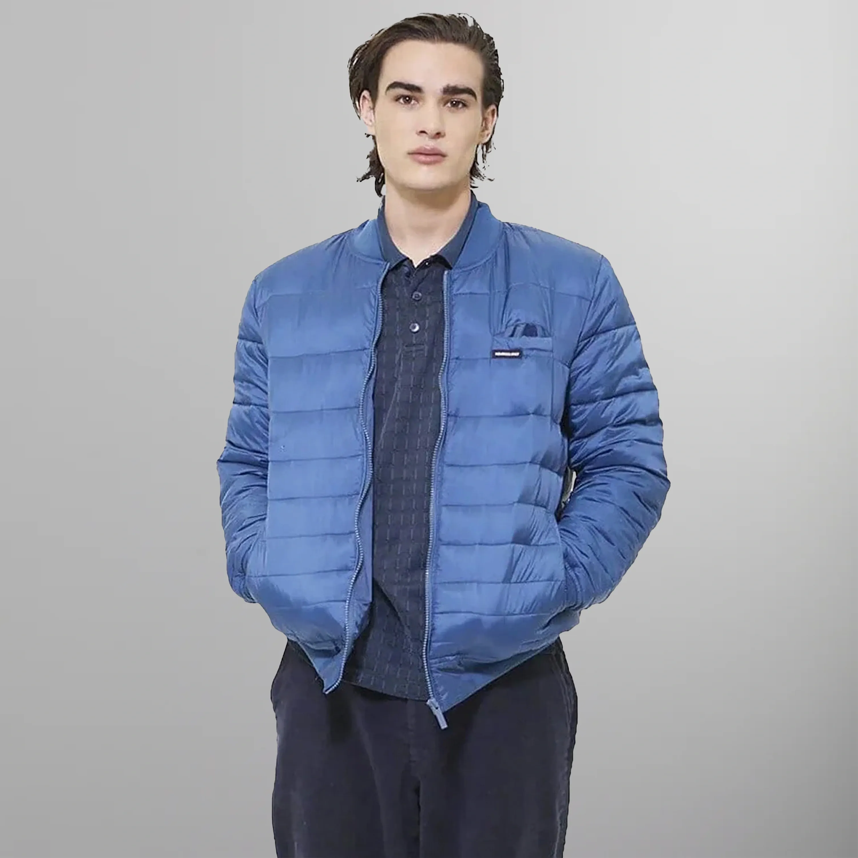 Men's Solid Puffer Jacket - FINAL SALE