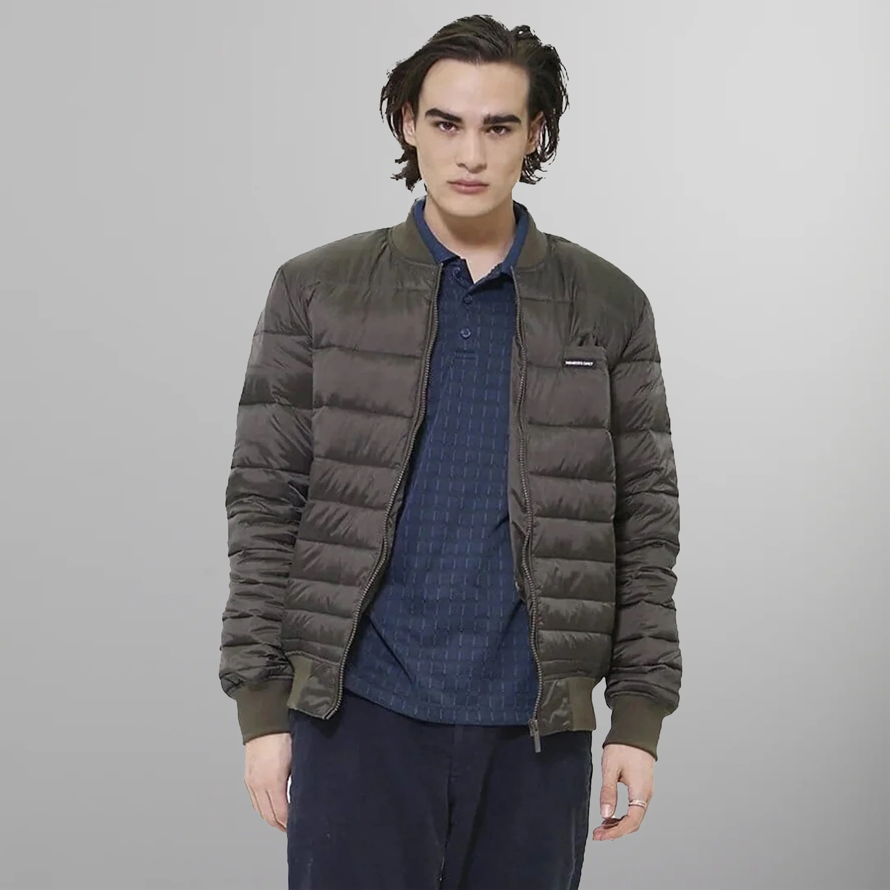 Men's Solid Puffer Jacket - FINAL SALE