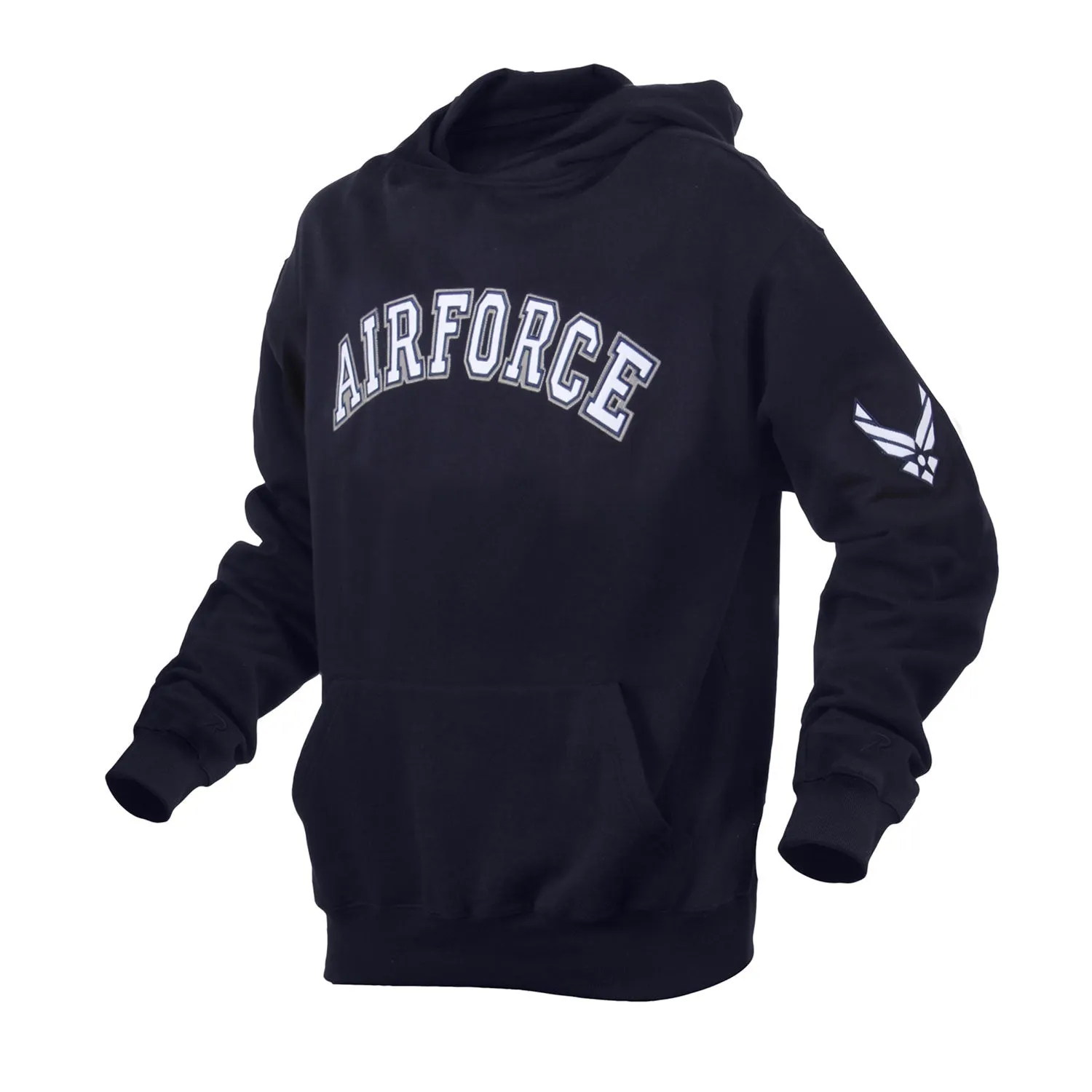 Military Embroidered Pullover Hoodies