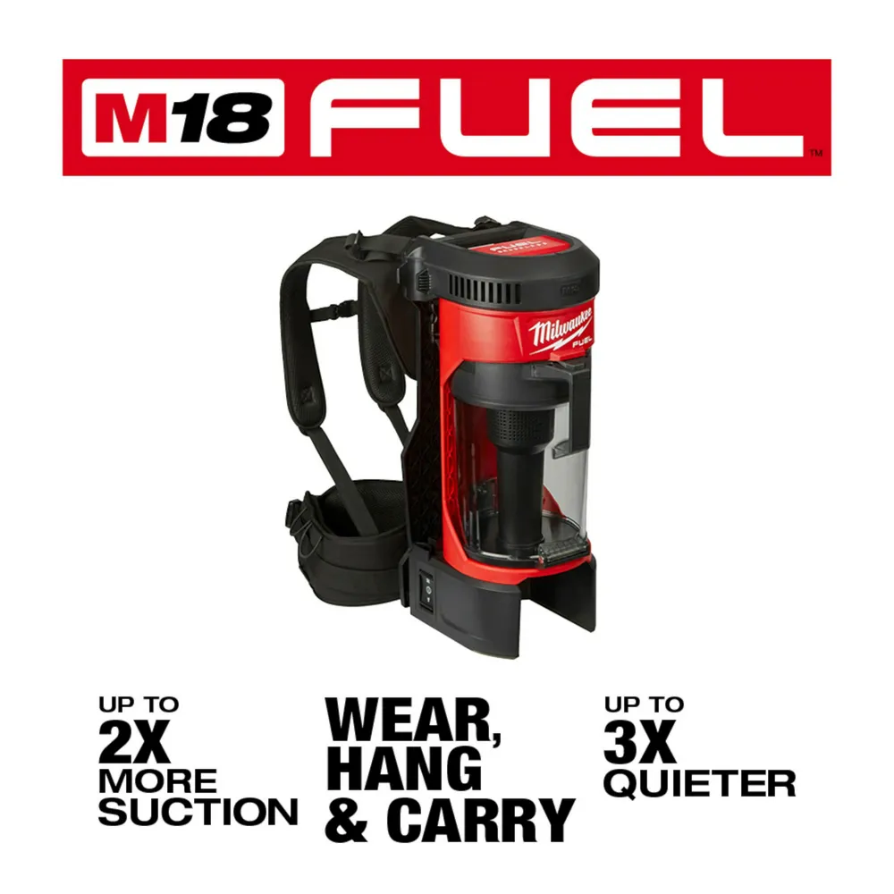 Milwaukee M18 Fuel 3-In-1 Backpack Vacuum