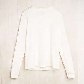 Mockneck Base Layer Top, Undyed Merino Wool