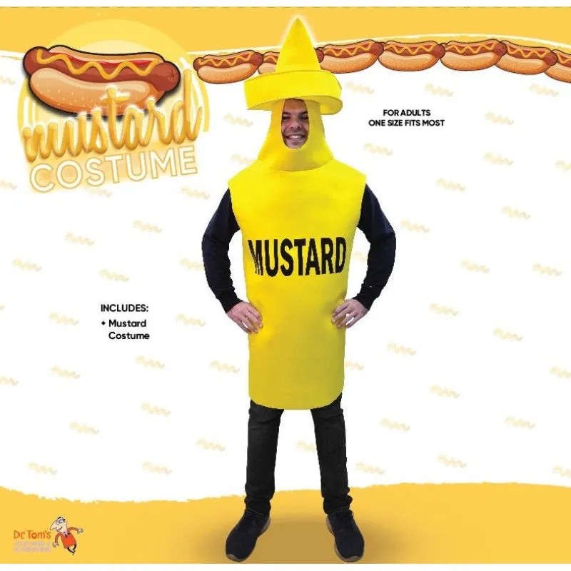 Mustard Bottle Adult Costume