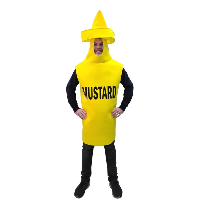 Mustard Bottle Adult Costume