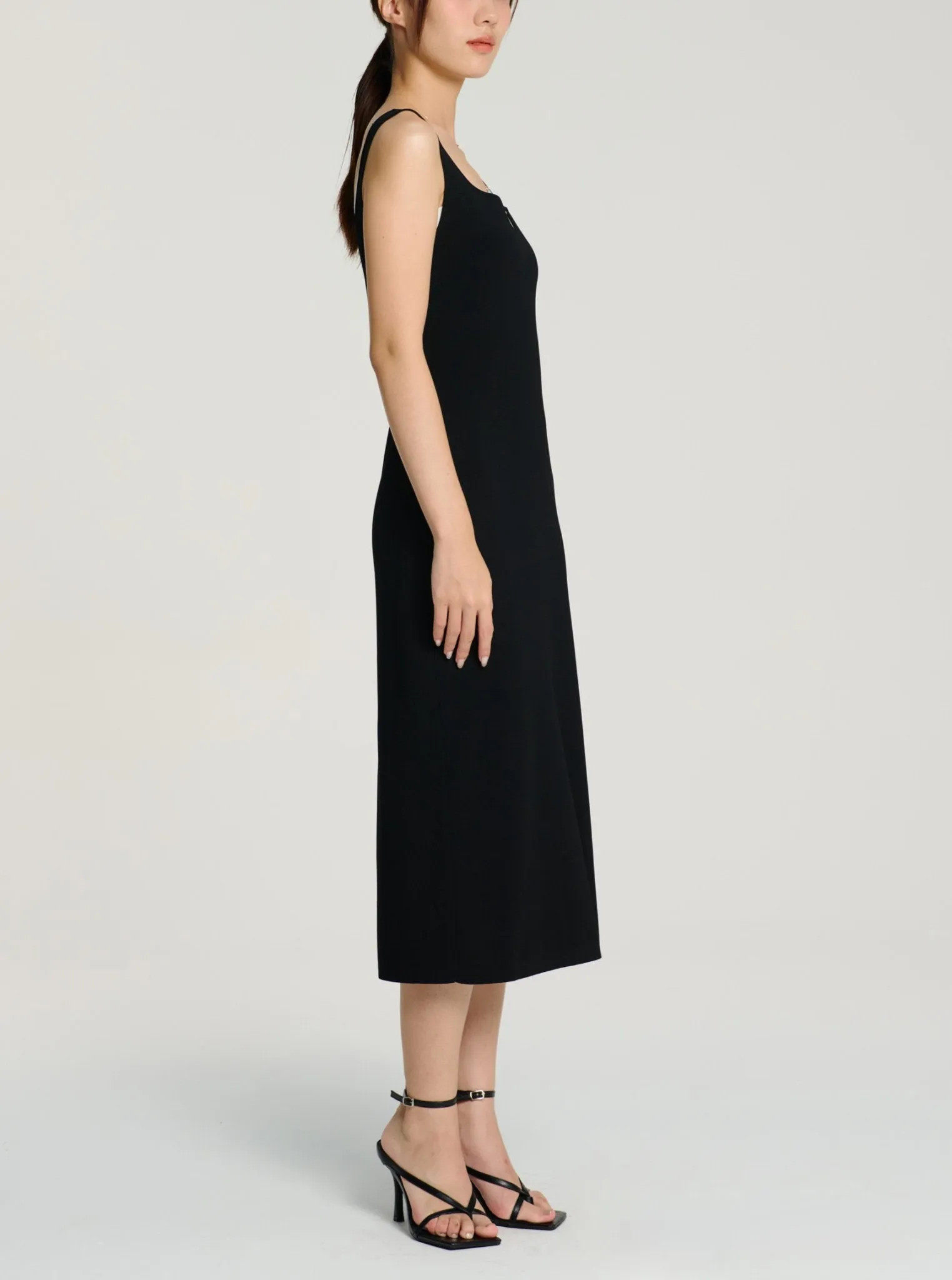 NINA jersey-knit dress (Black)