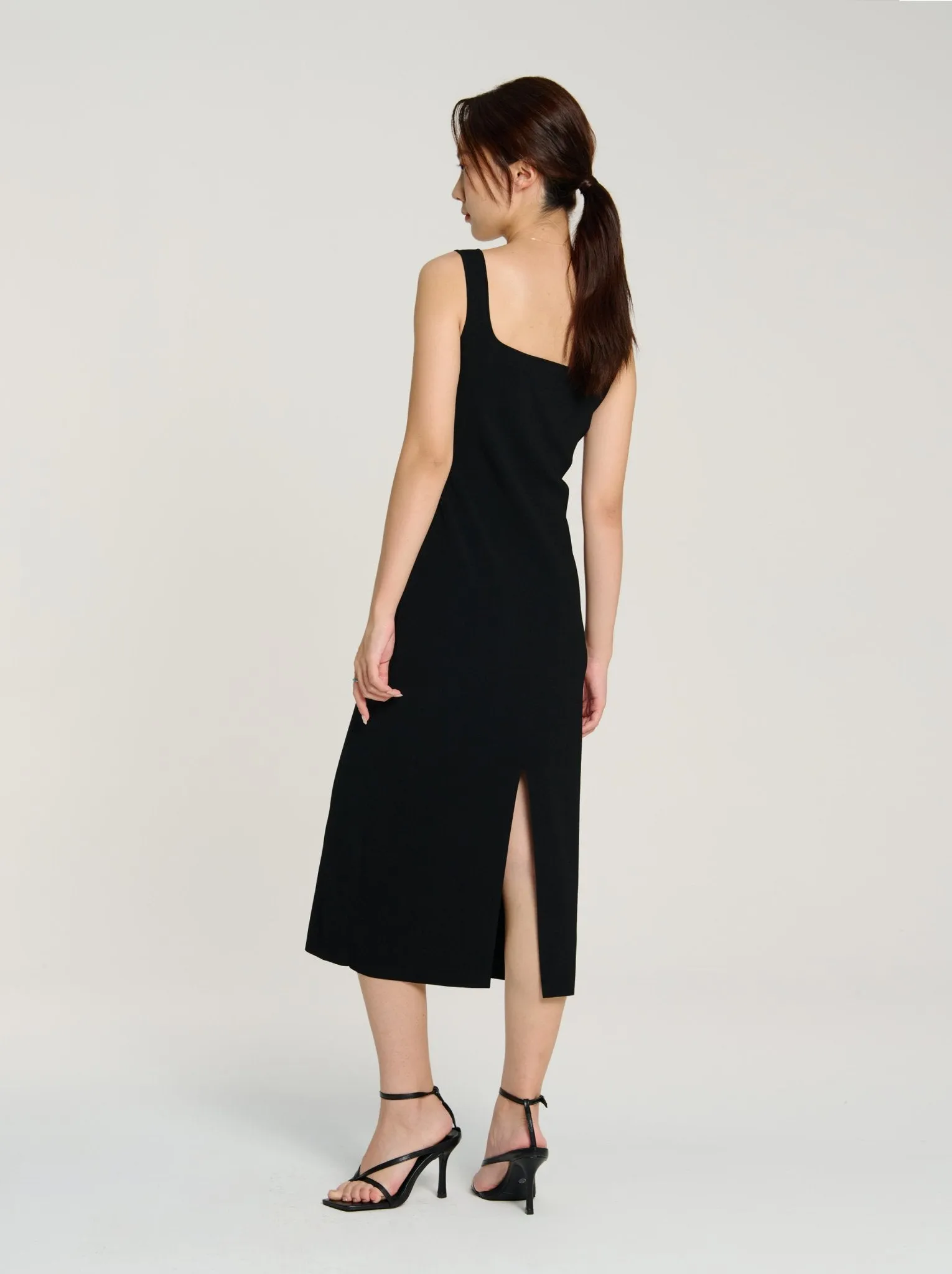 NINA jersey-knit dress (Black)