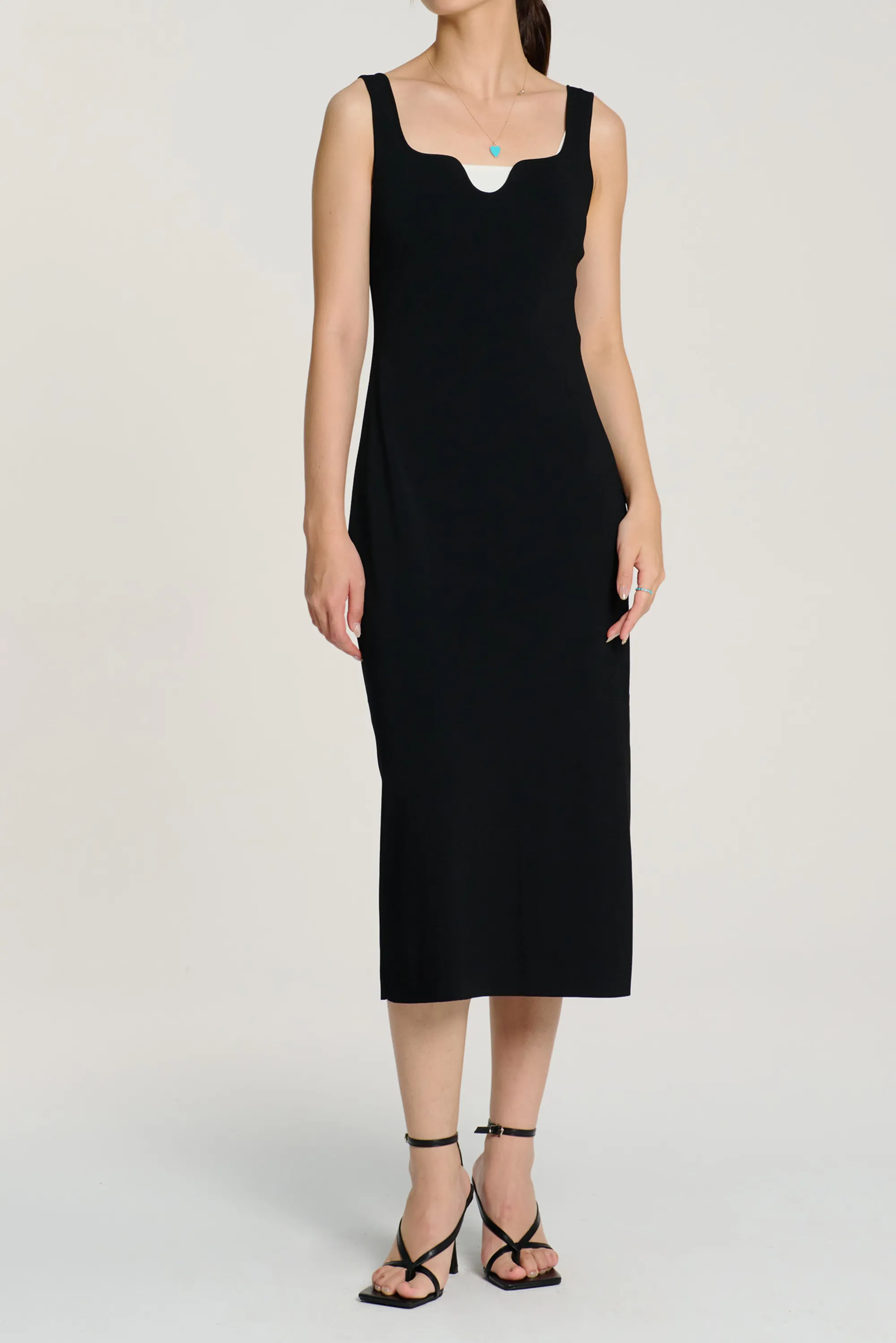 NINA jersey-knit dress (Black)