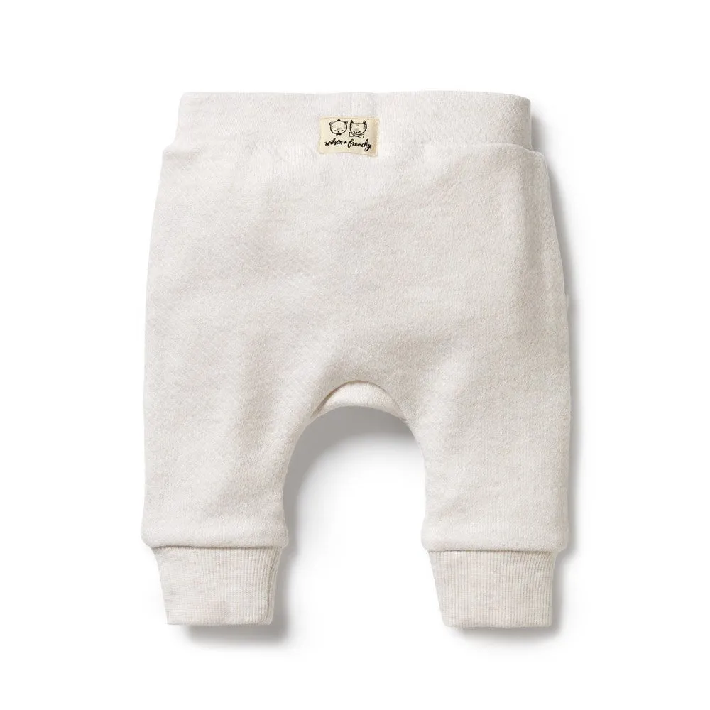 Oatmeal Organic Quilted Pant