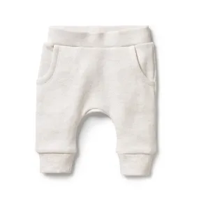 Oatmeal Organic Quilted Pant