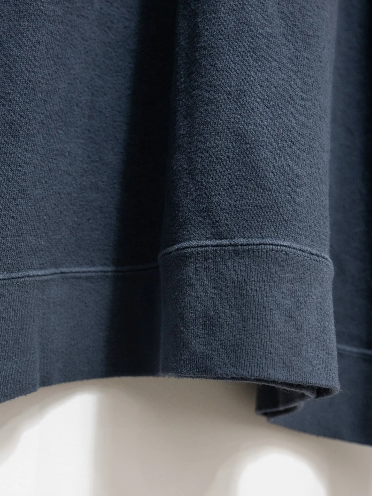 Pigment Dyed French Terry Hoodie Dress - Navy