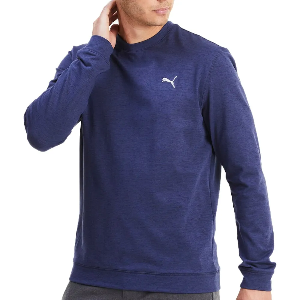 Puma Cloudspun Crewneck Sweater - Peacoat Heather