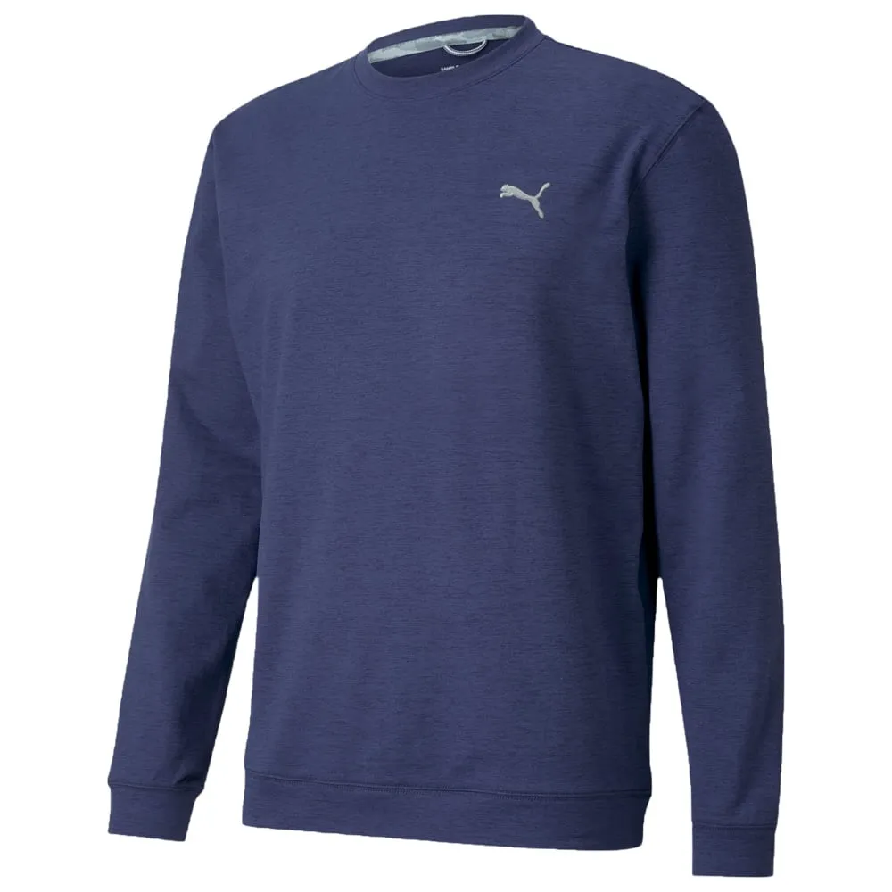 Puma Cloudspun Crewneck Sweater - Peacoat Heather