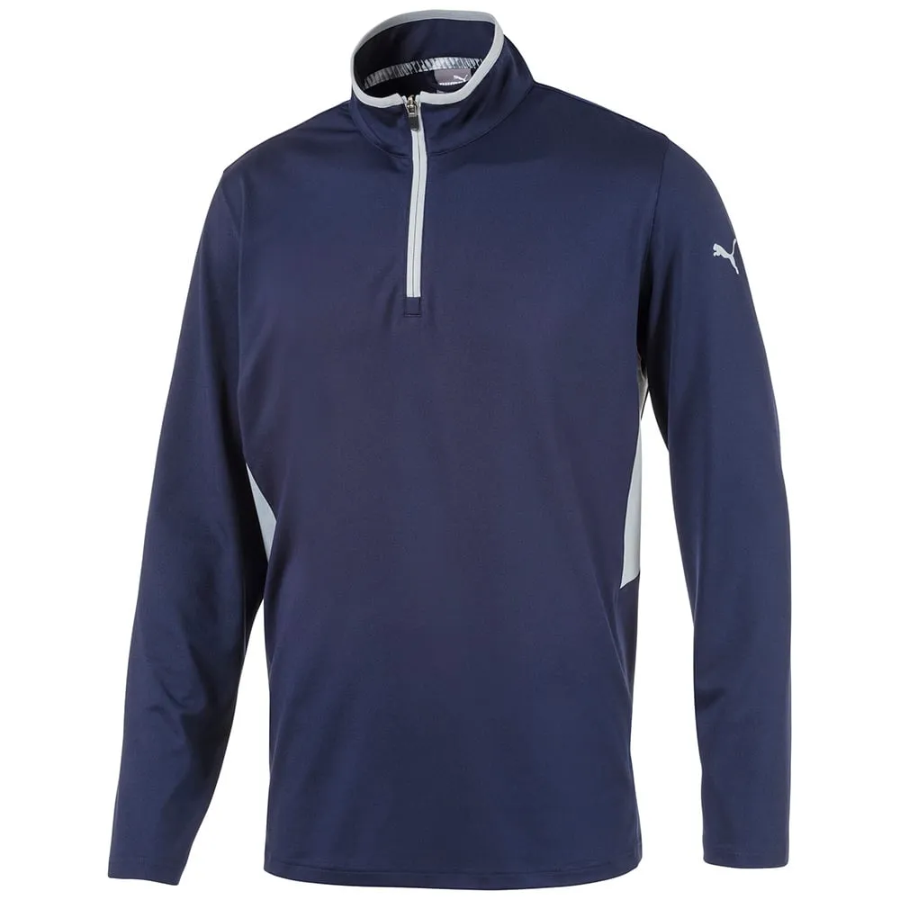 Puma Rotation 1/4 Zip Golf Sweater - Peacoat