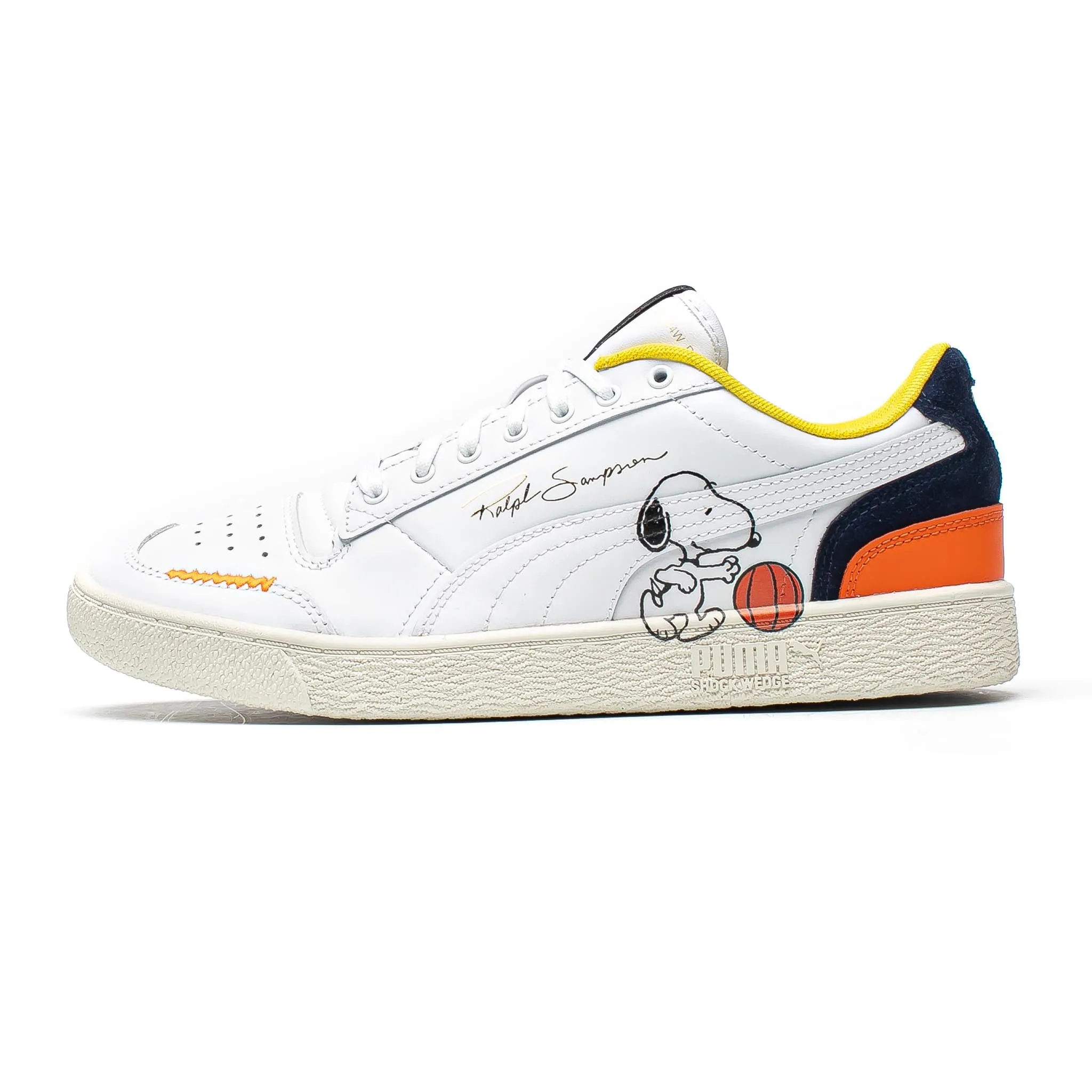 Puma x Peanuts Ralph Sampson Lo White