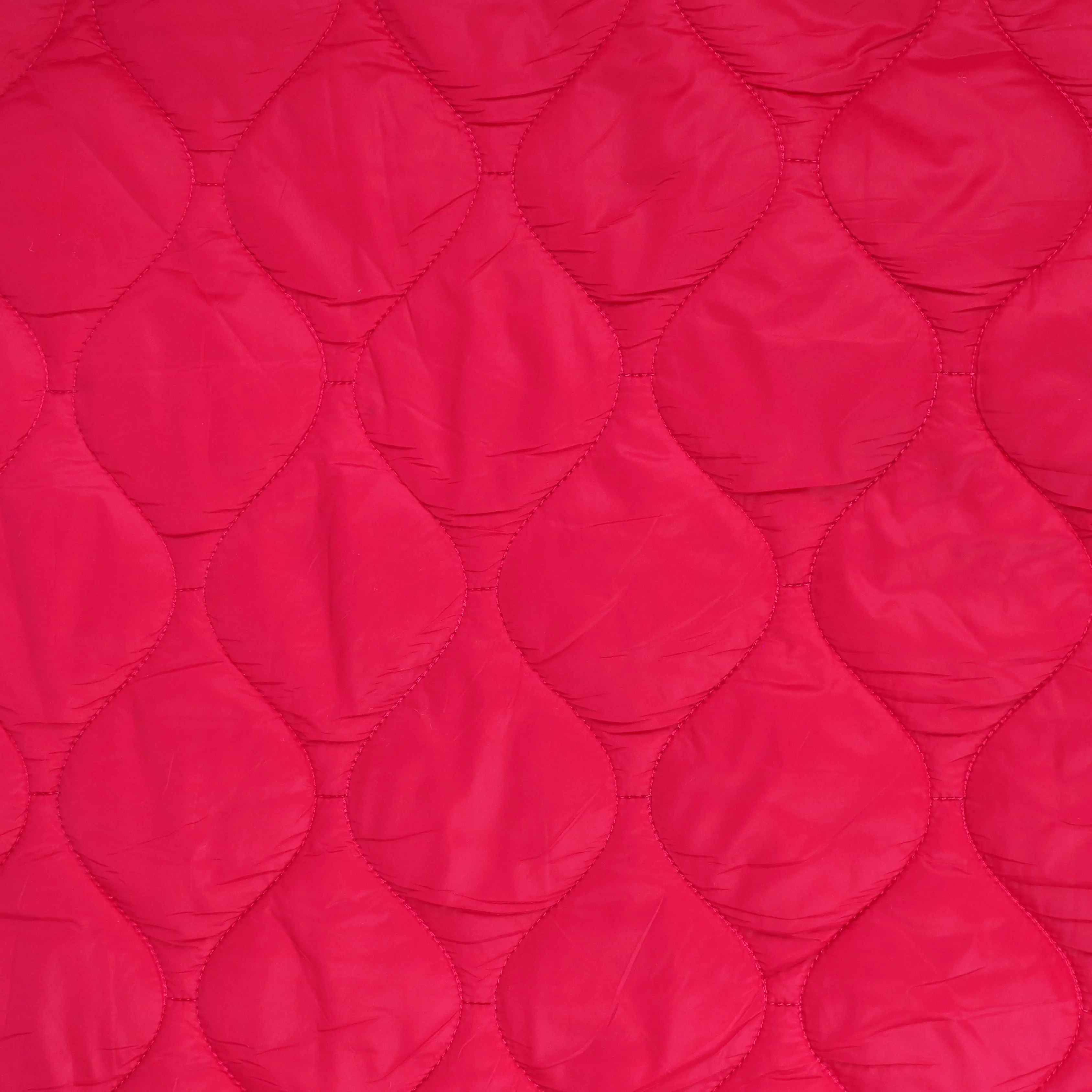 Quilted Coating - Hot Pink