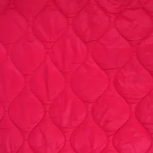 Quilted Coating - Hot Pink