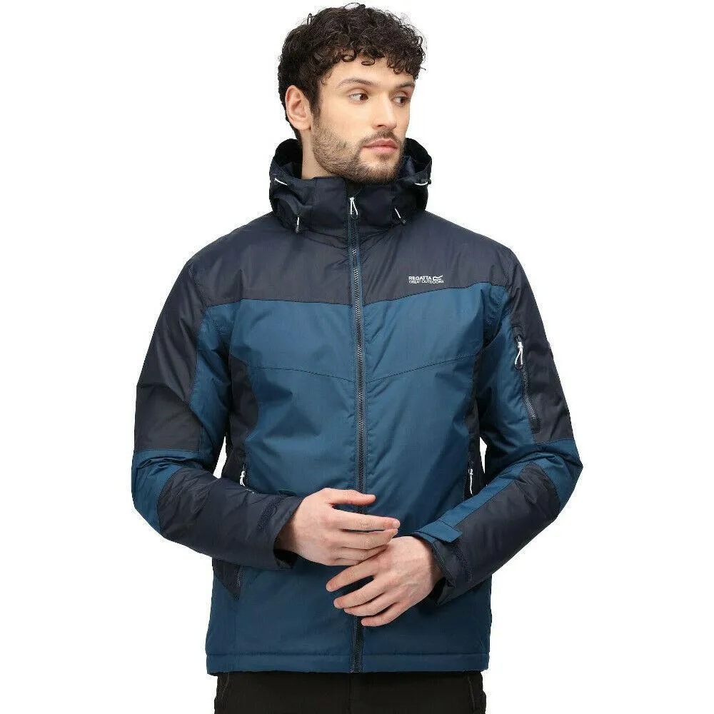 Regatta Mens Fincham Waterproof Insulated Hidden Hood Jacket