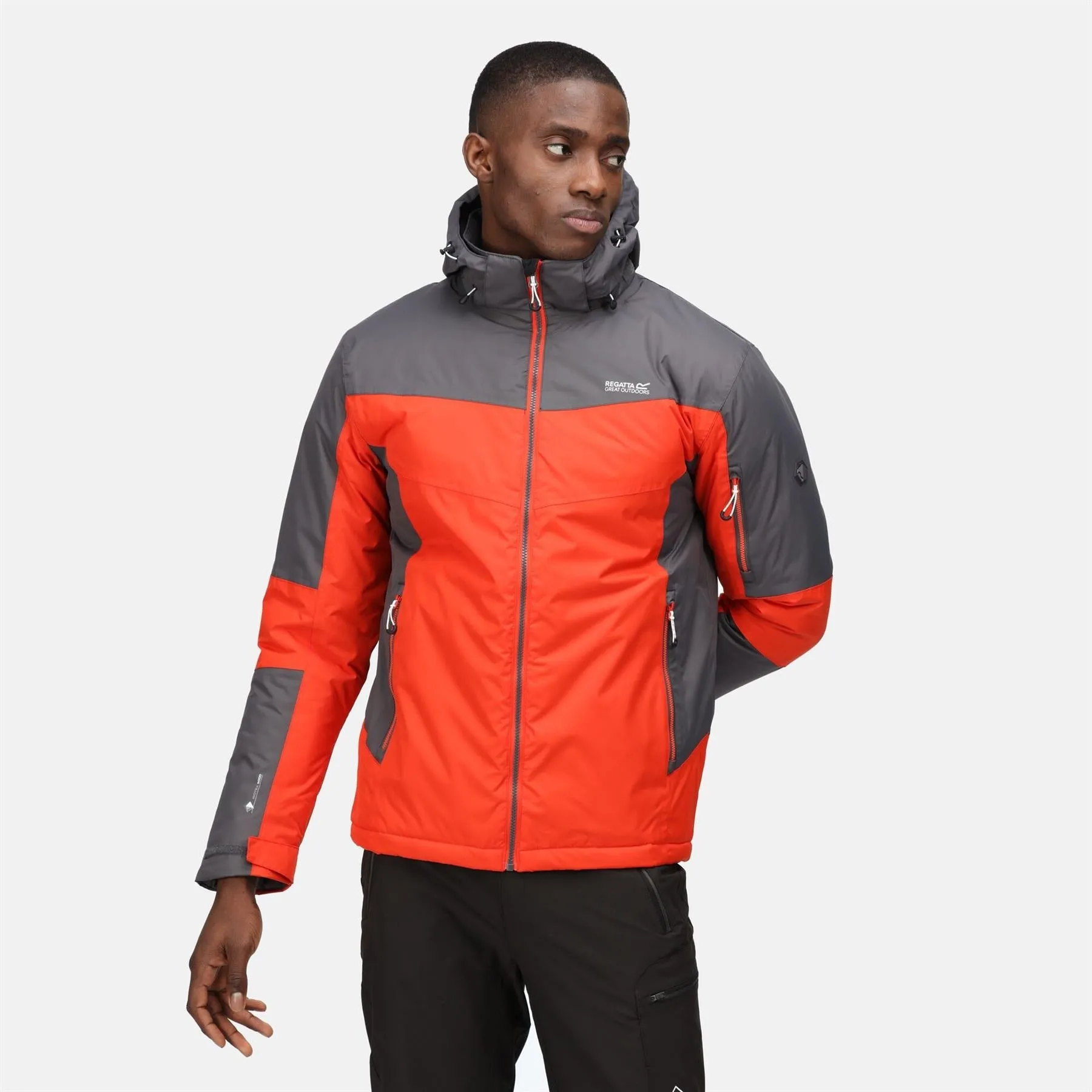 Regatta Mens Fincham Waterproof Insulated Hidden Hood Jacket