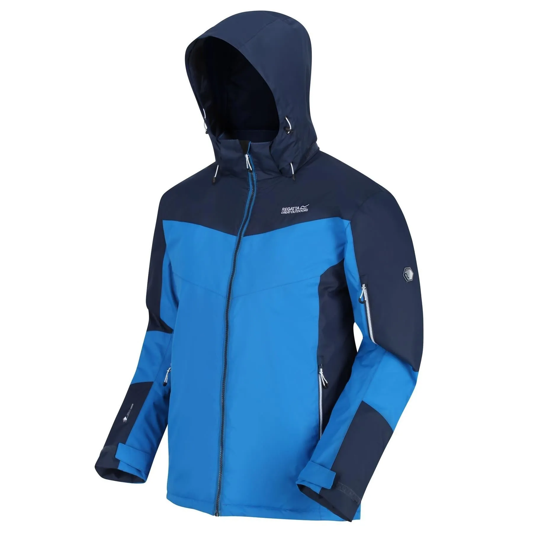 Regatta Mens Fincham Waterproof Insulated Hidden Hood Jacket