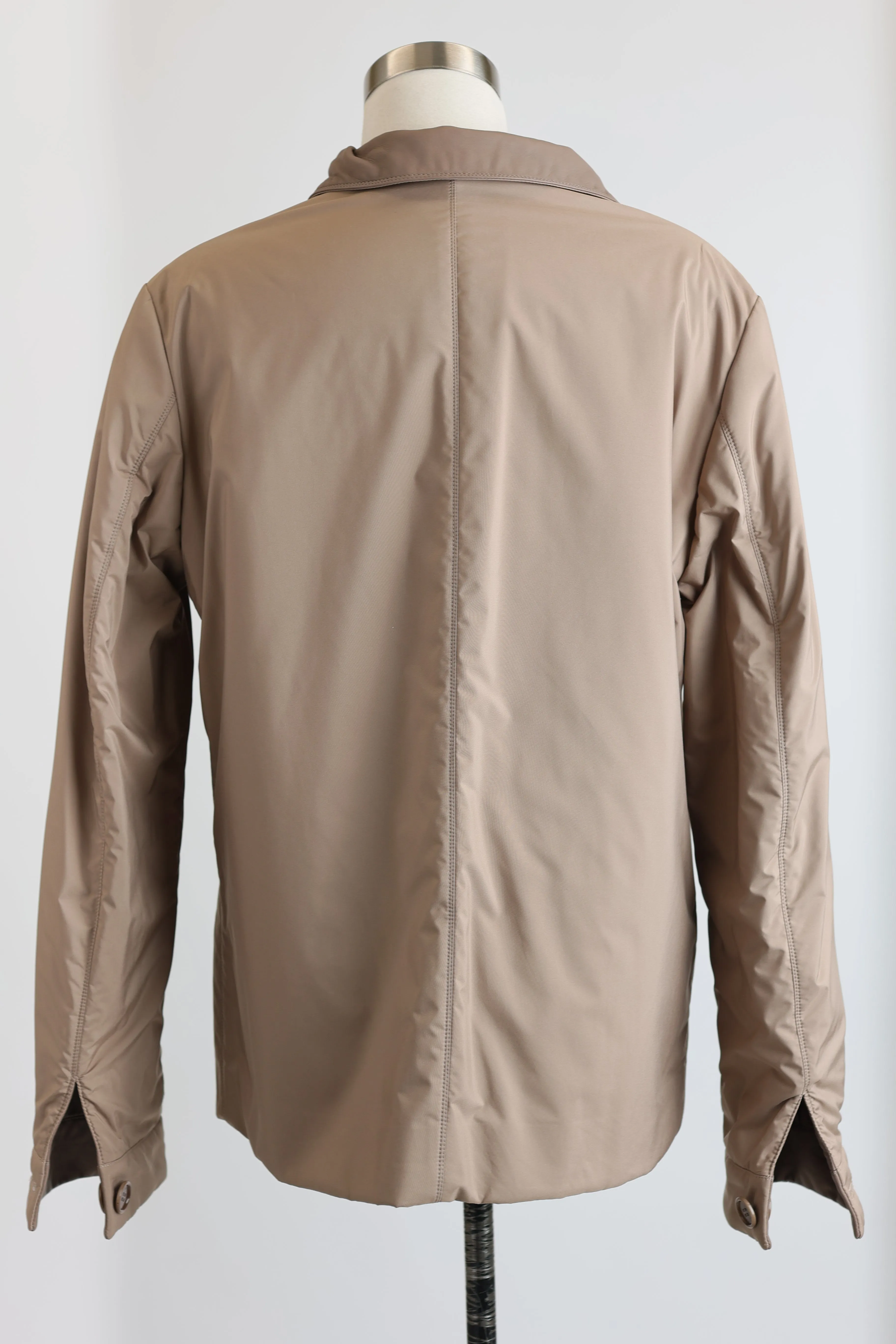 Reversible Leather-Poly Jacket