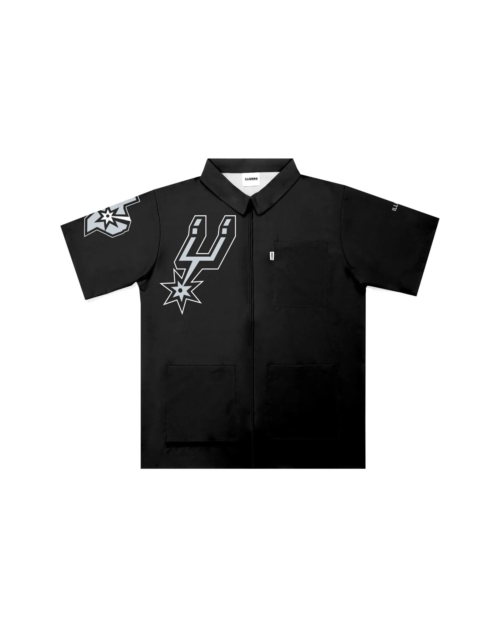 San Antonio Spurs "Big Logo" Traditional Barber Jacket