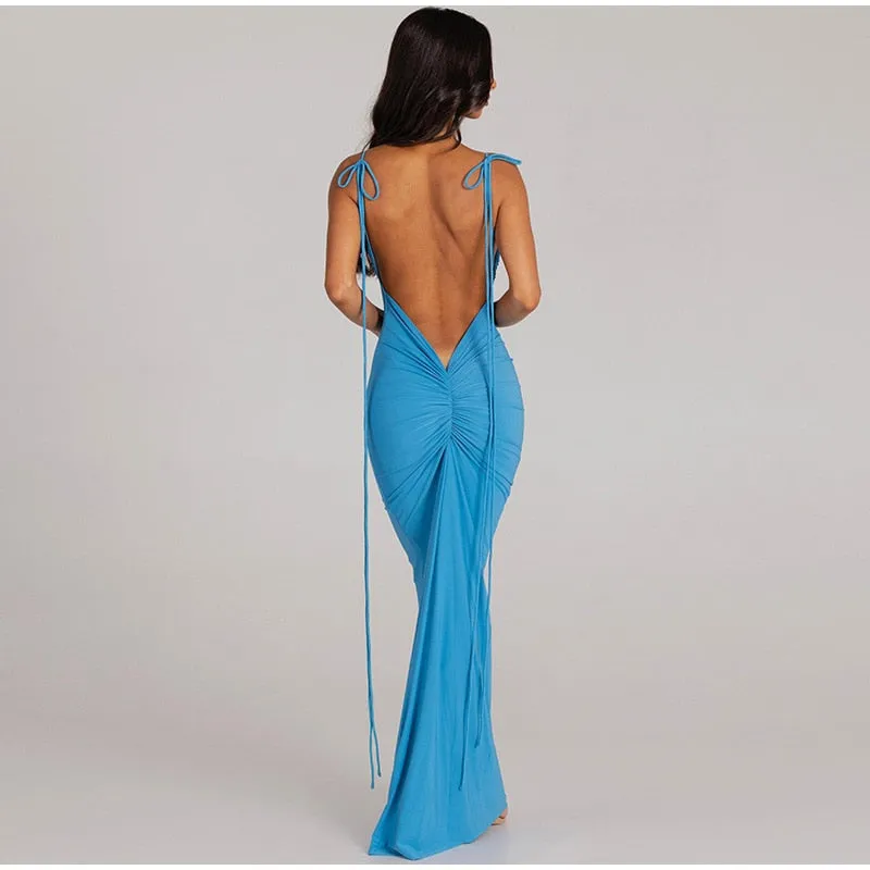 Sexy Backless Women's Party Dress