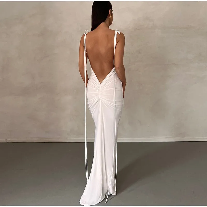 Sexy Backless Women's Party Dress