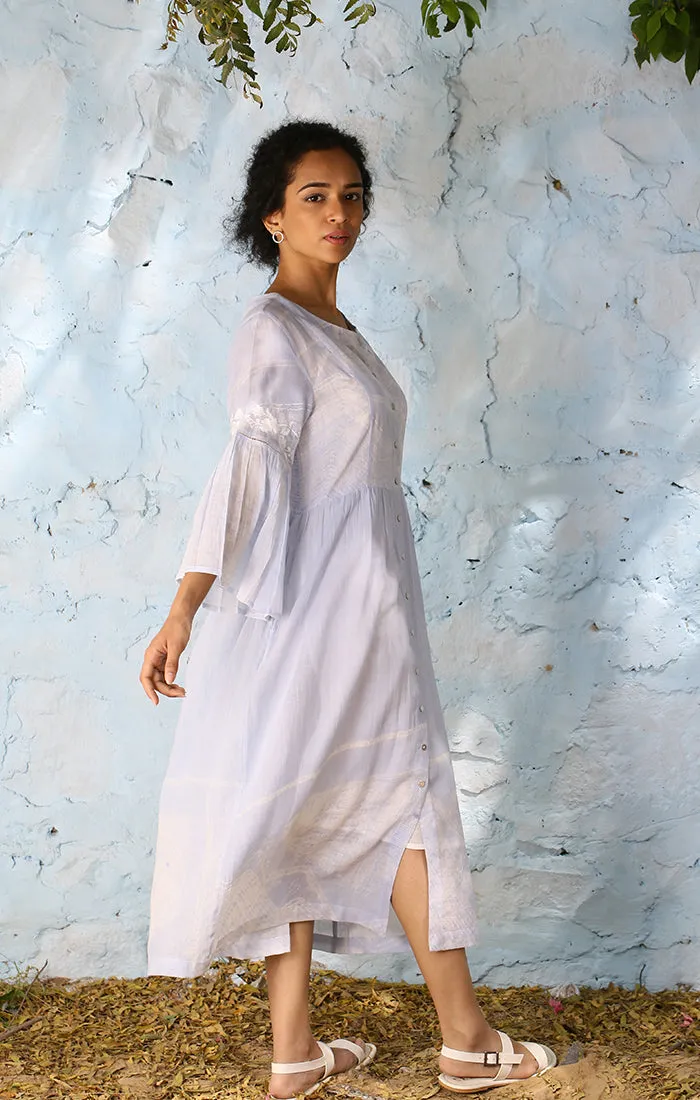 Shibori Tunic (With Slip) and Sheer Pants