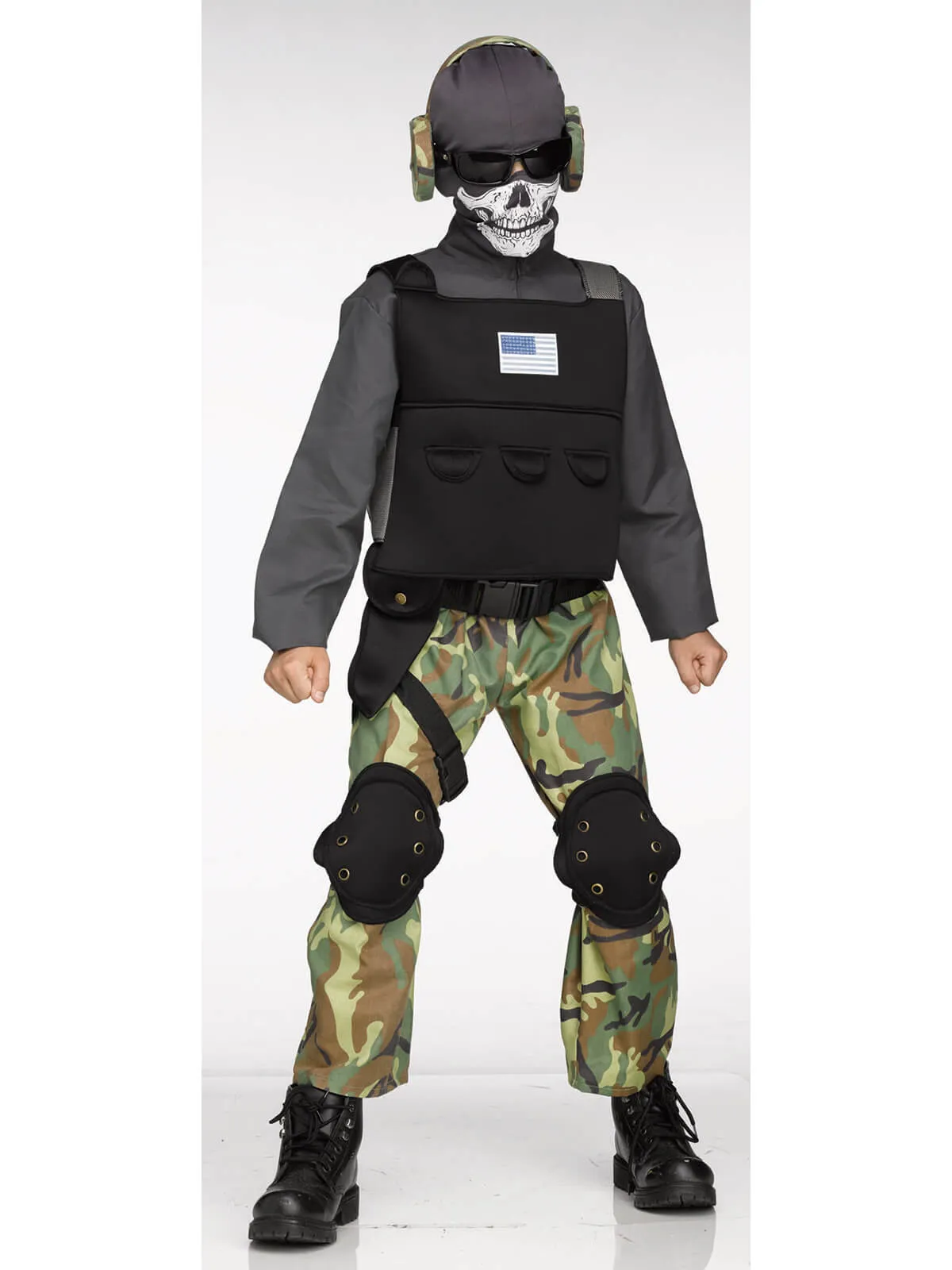 Skull Soldier Child Halloween Costume