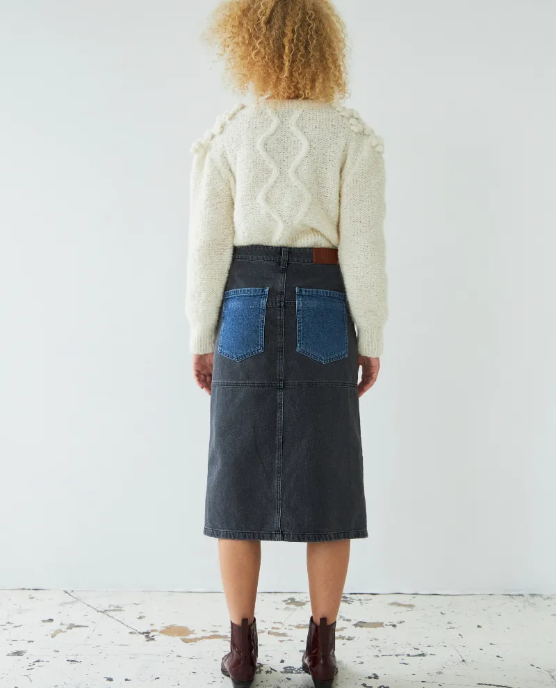 Stella Nova Dana Blue Denim Skirt