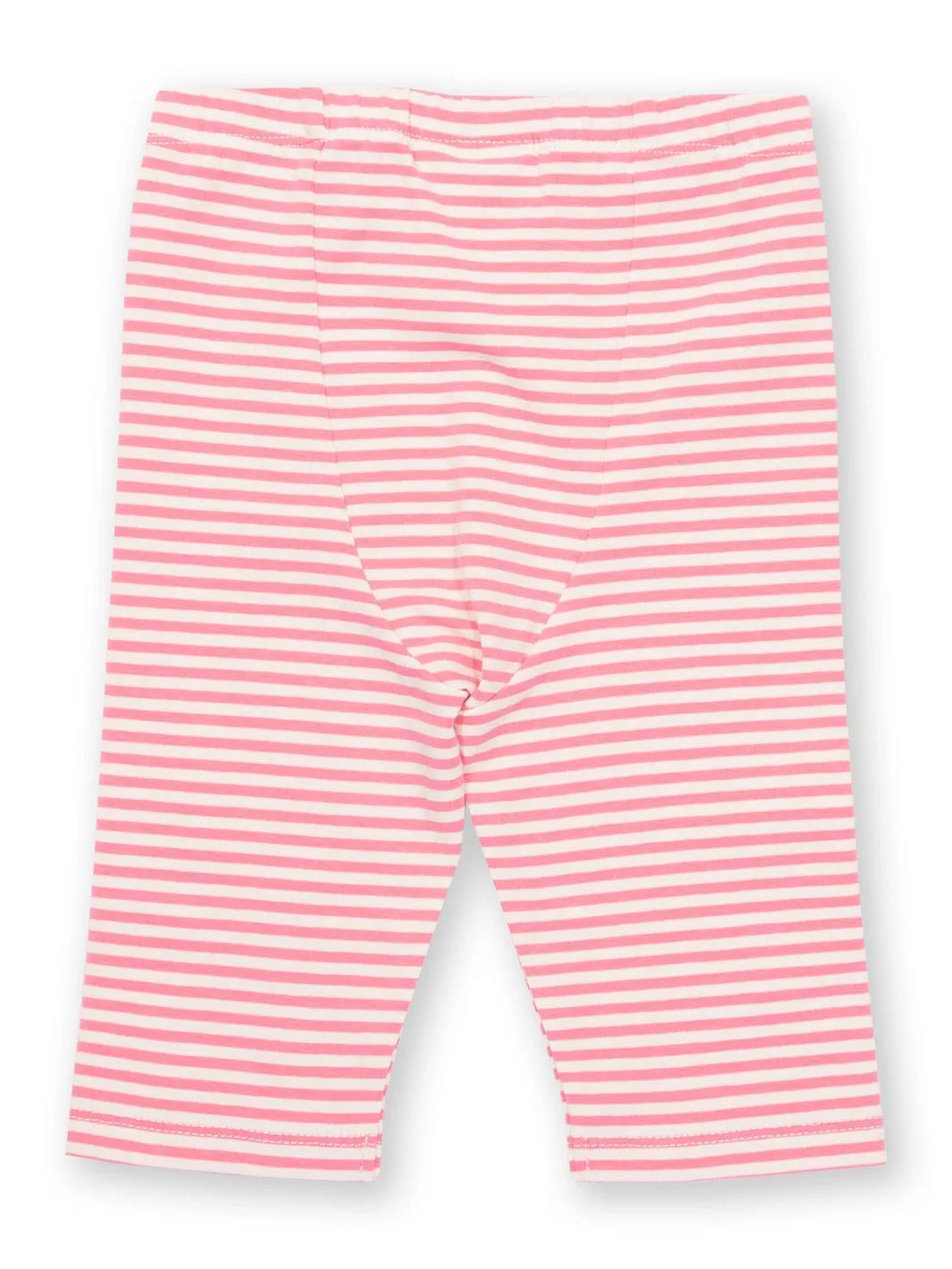 Stripy pedal pushers pink