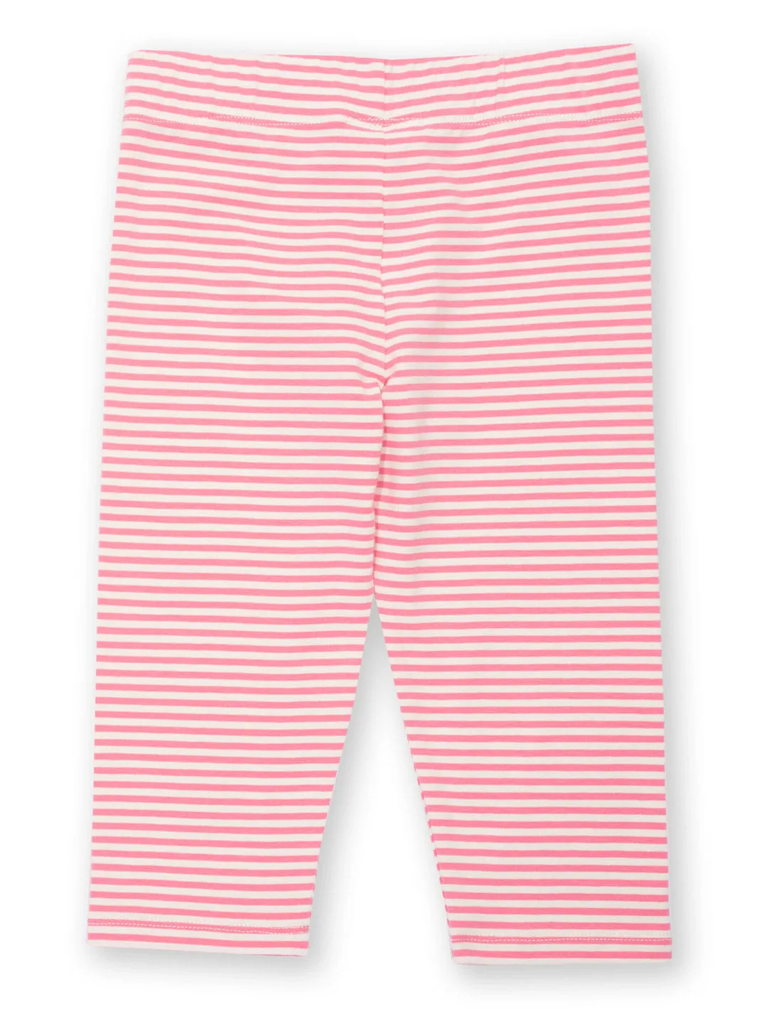 Stripy pedal pushers pink