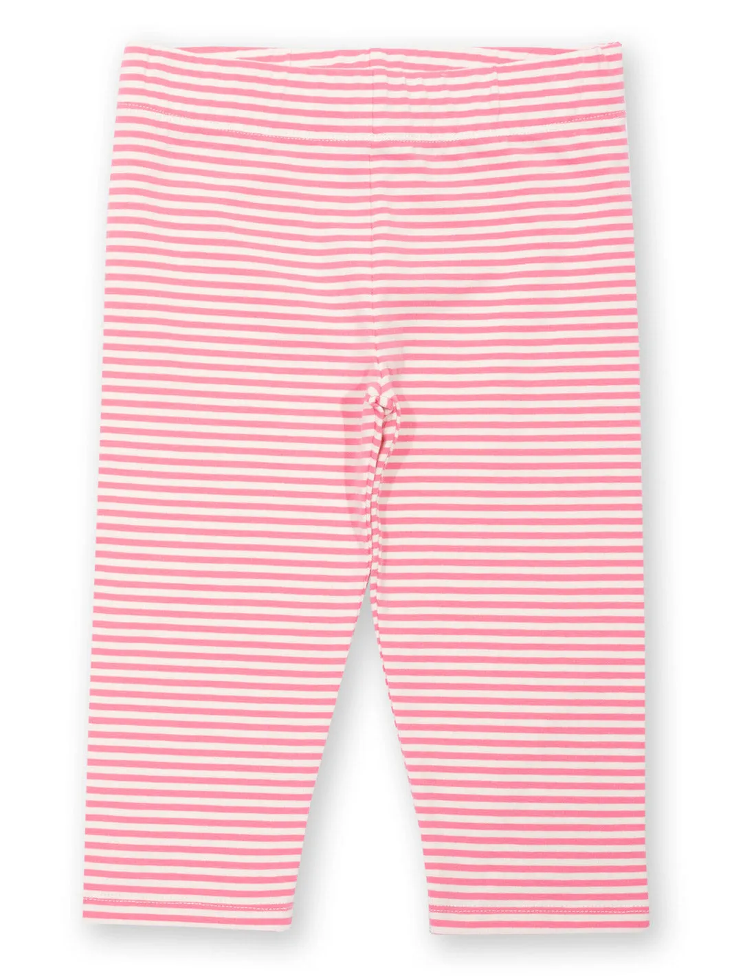 Stripy pedal pushers pink