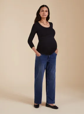 The Essentials Maternity Scoop Top