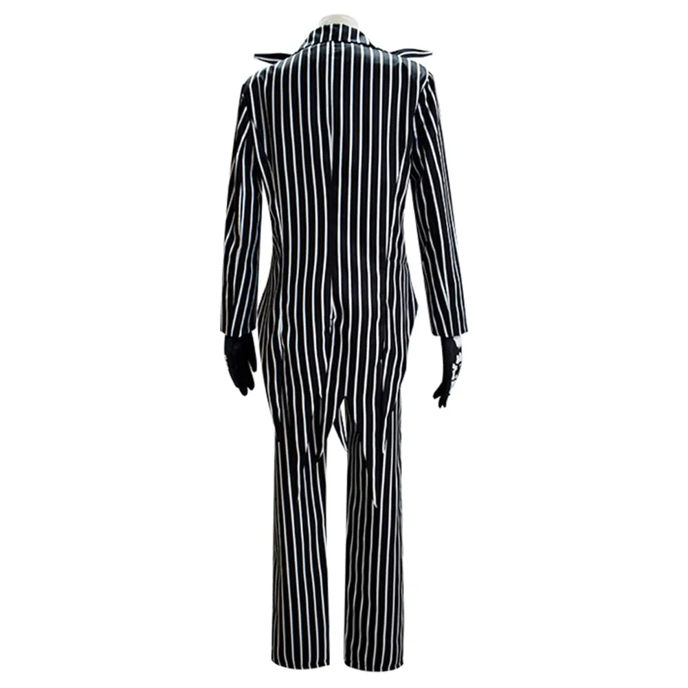 The Nightmare Before Christmas Jack Skellington Cosplay Costume Outfits Halloween Carnival Suit