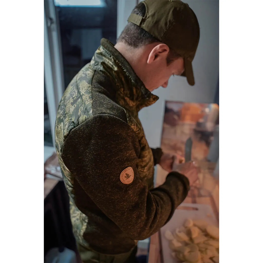 Theo Hybrid Jacket Camo - Pine Green/InVis Green by Seeland