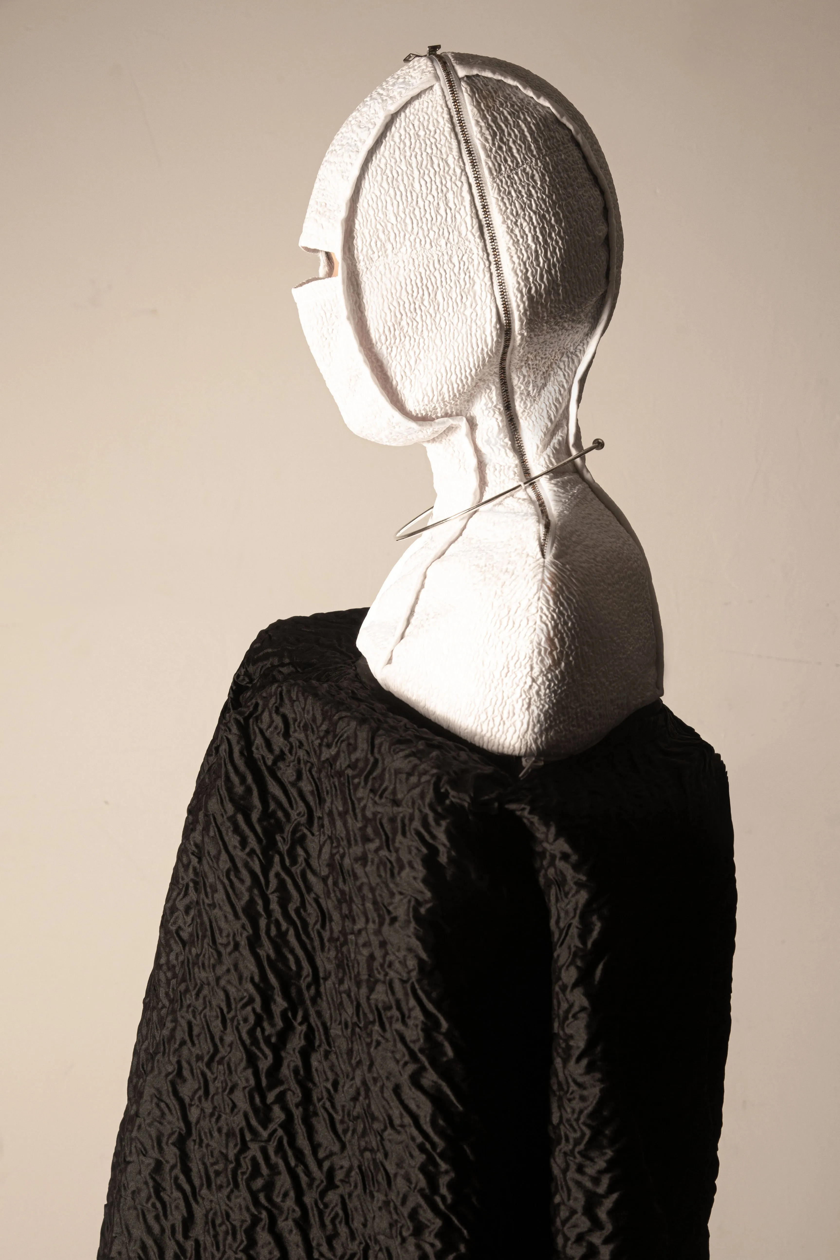 THESIS 3-way transforming piece: dress/hood