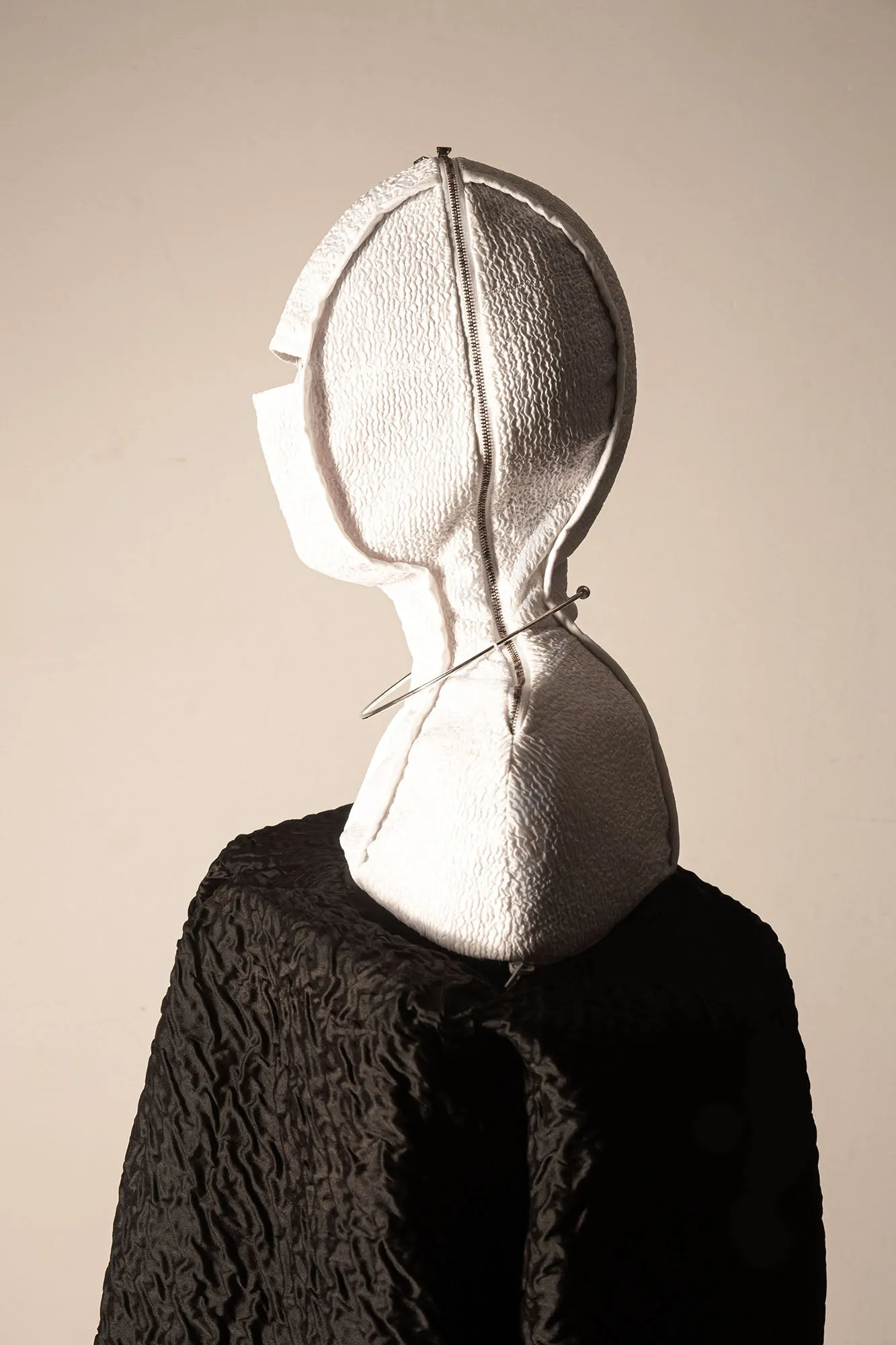 THESIS 3-way transforming piece: dress/hood