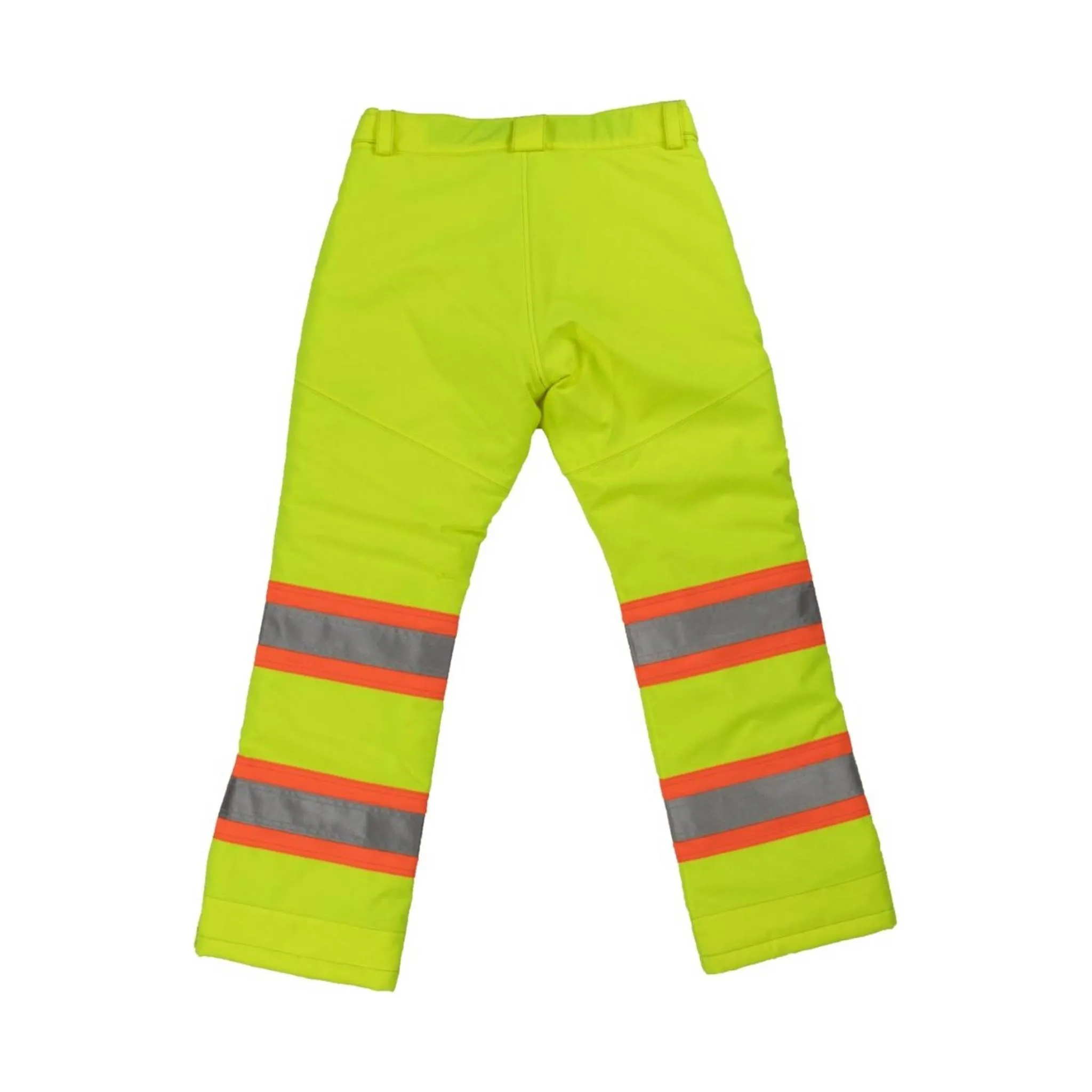 Tough Duck Women's Insulated Flex Safety Pant - Fluorescent Green