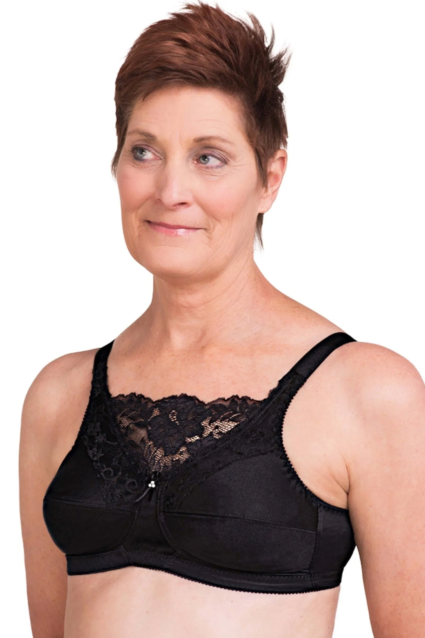 Trulife Jessica Mastectomy Camisole bra - Black