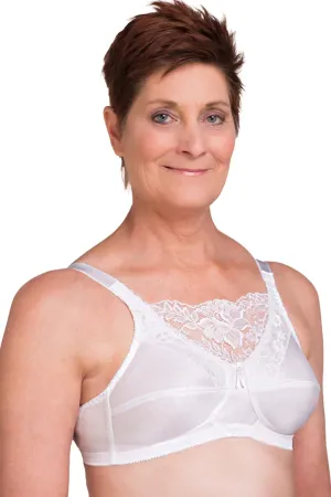 Trulife Jessica Mastectomy Camisole bra - White